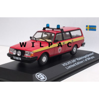 Volvo 245 240 Estate Reddingdienst Mora Zweden Triple 9 1:43 