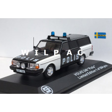 Volvo 245 240 Estate Polis Zweedse Politie Triple 9 1:43 