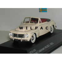 Volvo PV445 1953 Valbo cabrio crème WhiteBox 1:43