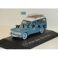 Volvo PV445 Duett 1957 Service blauw grijs Atlas Ixo 1:43