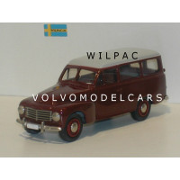 Volvo PV445 Duett 1953 rood grijs Rob Eddie RE07 1:43