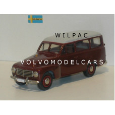 Volvo PV445 Duett 1953 rood grijs Rob Eddie RE07 1:43