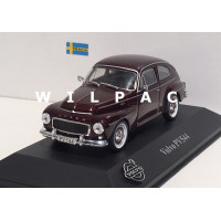 Volvo PV544 1963 donker rood metallic Atlas #14 1:43