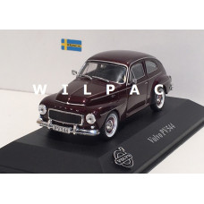 Volvo PV544 1963 donker rood metallic Atlas #14 1:43