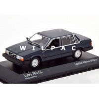 Volvo 740 GL 1986 donkerblauw Minichamps 1:43
