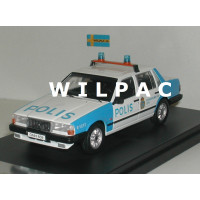 Volvo 740 Turbo Polis Zweedse politie Stockholm 1985 Premium X 1:43