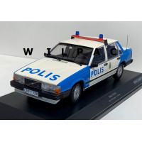 Volvo 740 1:18 740GL Polis Zweedse Politie 1986 Minichamps 744