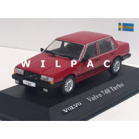 Volvo 740 Turbo 1987 rood Atlas 1:43