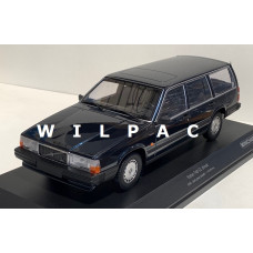 Volvo 740 estate 1:18 740GL groen / blauw metallic 1986 Minichamps 745