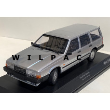 Volvo 740 estate 1:18 740GL zilver grijs metallic 1986 Minichamps 745