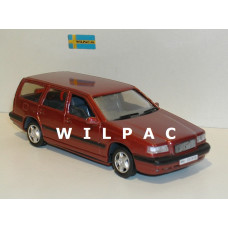 Volvo 850 Estate 1995 donker rood metallic RHD RECHTS STUUR AHC 1:43