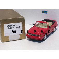 SAAB 900 Cabrio rood o.b.v. Delprado 1:43