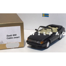 SAAB 900 Cabrio zwart o.b.v. Delprado 1:43