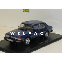 SAAB 900 GLI 4-deurs blauw metallic NEO 1:43