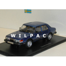 SAAB 900 GLI 4-deurs blauw metallic NEO 1:43