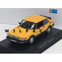 SAAB 900 Turbo 16 geel 1991 Norev 1:43