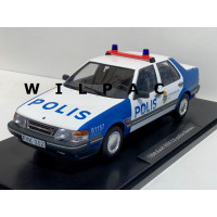 SAAB 9000 CD Turbo 1990 1:18 Polis Zweedse Politie Triple 9