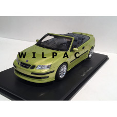 SAAB 9-3 Aero Cabrio groen metallic 2005 DNA Collectibles 1:18 000074