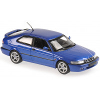 SAAB 9-3 Viggen blauw metallic MAXIchamps 1:43