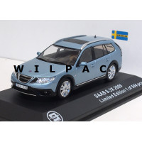 SAAB 9-3X 2009 licht blauw grijs metallic Triple 9 1:43