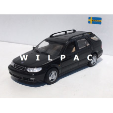 SAAB 9-5 Estate 1999 zwart SMCC Model Car Collection Minichamps 1:43