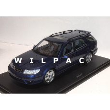 SAAB 9-5 Estate Sport Combi Aero blauw metallic 2005 DNA Collectibles 1:18