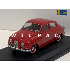 SAAB 96 1960 toreador rood SMCC 1:43