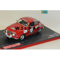 SAAB 96 1972 V4 Sweden Rally Blomqvist Hertz Eaglemoss 1:43