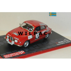 SAAB 96 1972 V4 Sweden Rally Blomqvist Hertz Eaglemoss 1:43