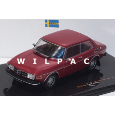 SAAB 99 EMS 1972 donker rood metallic Ixo 1:43