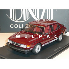 SAAB 99 Turbo 1984 donker rood DNA Collectibles 1:18