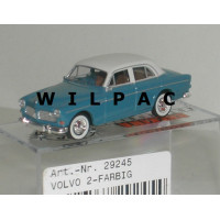 Volvo Amazon 1:87 blauw wit 1966 4 deurs Brekina