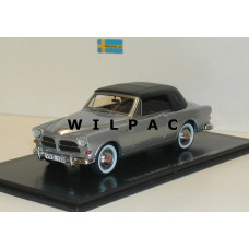 Volvo Amazon 1963 Coune Cabrio zilvergrijs NEO 1:43