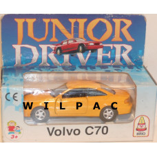 Volvo C70 coupe 1998 geel Brio Junior Driver 1:43