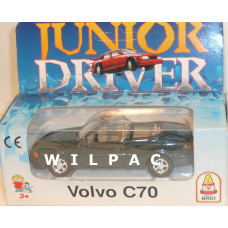 Volvo C70 cabrio 1998 donkergroen Brio Junior Driver 1:43