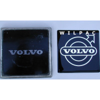 1201874S 3D sticker embleem logo Volvo grille 78 mm. dome gedomeerd 