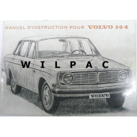 Instructieboekje Volvo 144 1967 Frans TP438