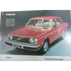Instructieboekje Volvo 240 1978 Nederlands TP1552/1
