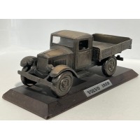 Volvo LV4 LV40 1928 bakwagen brons op houten sokkel 1:32