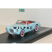 Volvo P1900 Cabrio 1956 lichtblauw Triple 9 1:43