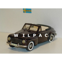 Volvo PV445 Valbo cabriolet 1953 wijnrood Somerville #138 1:43