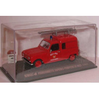 Renault 4 4F Fourgonnette bestel Brandweer Nice Atlas Altaya 1:43