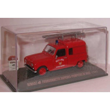 Renault 4 4F Fourgonnette bestel Brandweer Nice Atlas Altaya 1:43