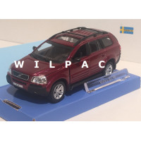 Volvo XC90 2003 rood metallic Cararama 1:43