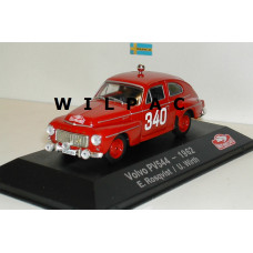 Volvo PV544 1962 Monte Carlo Rally Rosqvist Wirth #340 Atlas 1:43