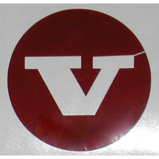 Sticker wieldop Volvo Amazon P1800 PV ROOD 1965+